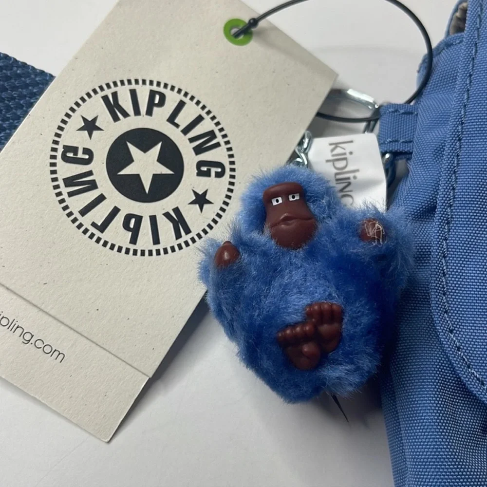 Kipling Selene Wristlet Bag Sleepy Blue